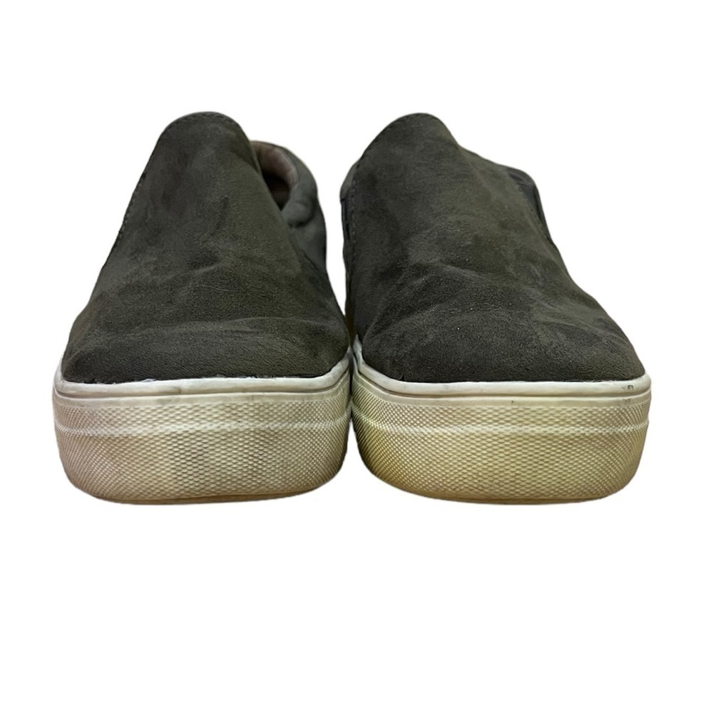 Brash Green Fabric Slip On Shoes Women's Size 6.5